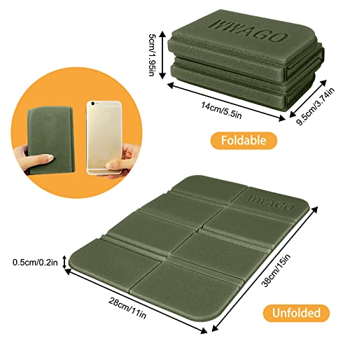 EEEKit Camping Seat Cushion, 4 Pack 15x11inch Waterproof Foam Sitting Mat Pad for Outdoor Sports Travel - Image 2