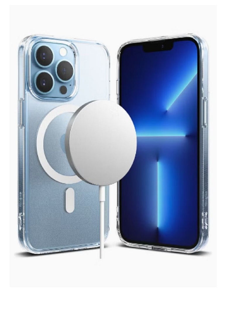 HDD Hard Translucent Shockproof Soft TPU Bumper Phone Case For iPhone 14 Pro Matte Clear - Image 1