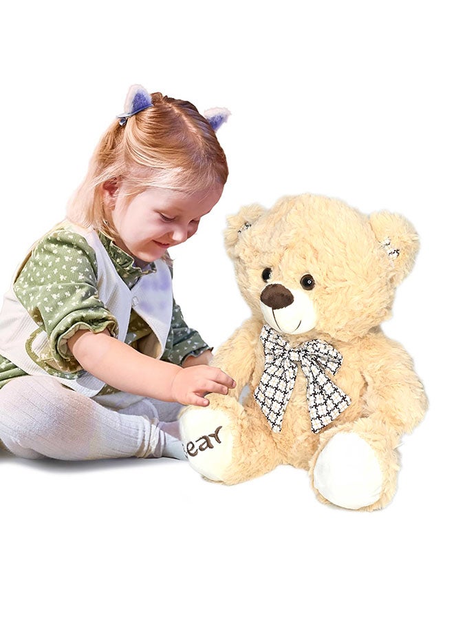 Toyland 30cm Brown Teddy Bear Toy with Girls Friends and Couples Anniversary Valentine and Birthday Gift - Image 1