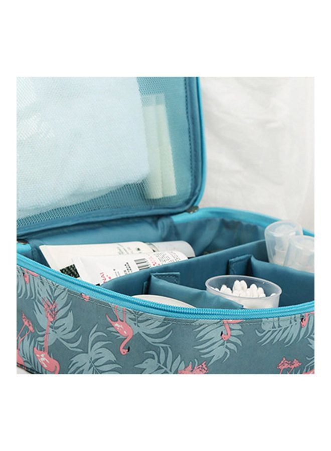 نيبمينينت حقيبة تخزين مستحضرات التجميل مضادة للماء ومناسبة للسفر أزرق/ وردي - Image 2