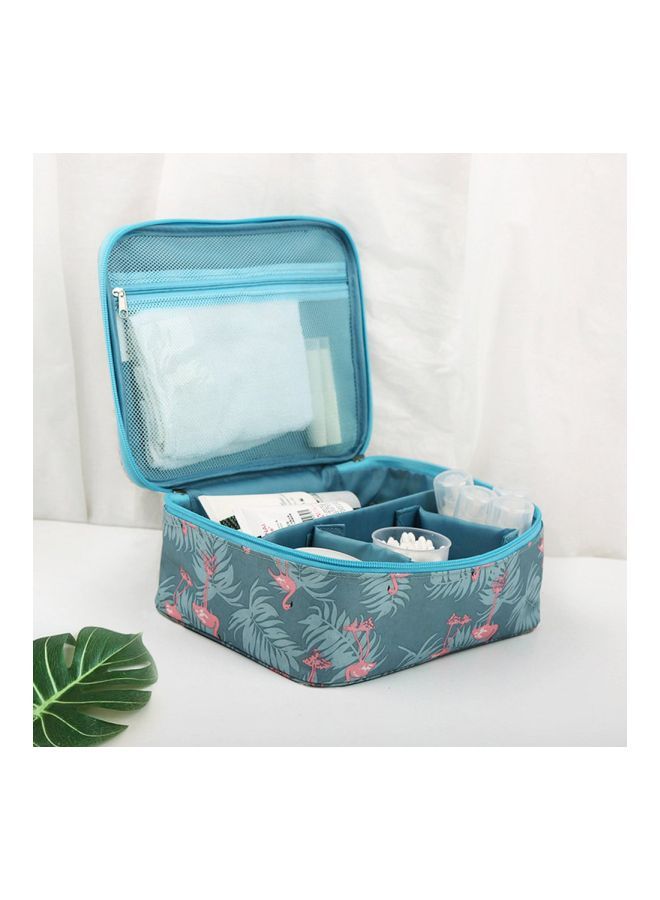نيبمينينت حقيبة تخزين مستحضرات التجميل مضادة للماء ومناسبة للسفر أزرق/ وردي - Image 3