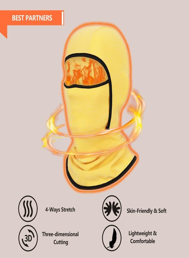 UNNESTAR 2 Packs Fleece Kids Balaclava Ski Mask– Full Face Cover Cold Weather Hats for Boys Girls Thermal Cosy Warm Sets - Image 4