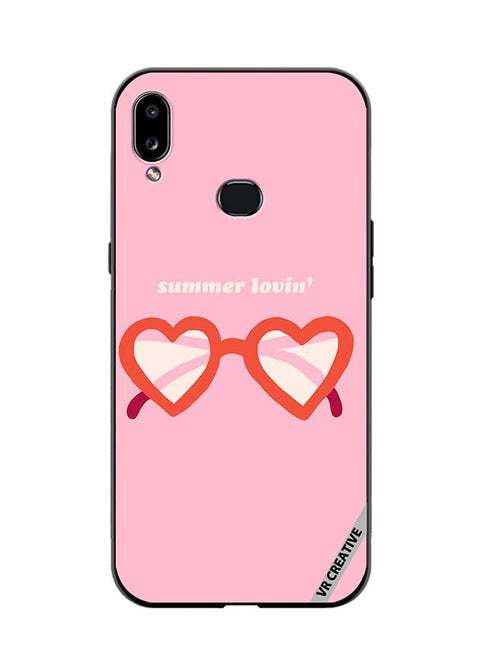 Protective Case Cover For Samsung Galaxy A10s Summer Lovin Design Multicolour