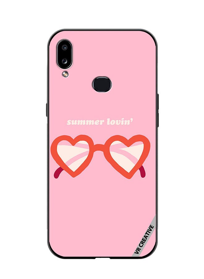 Protective Case Cover For Samsung Galaxy A10s Summer Lovin Design Multicolour