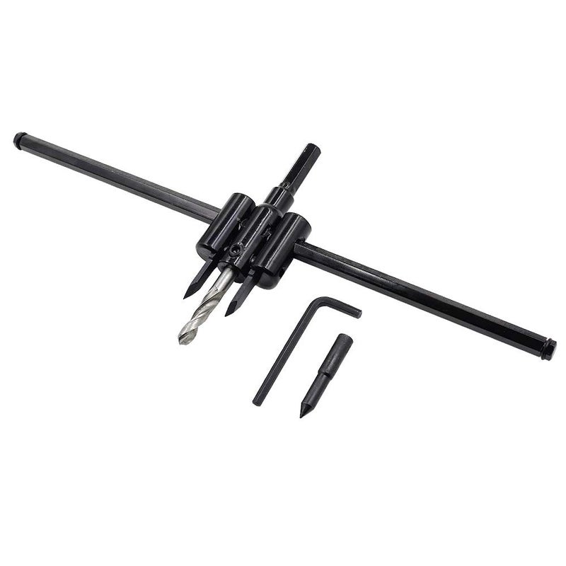Luomorgo 1 3/16" to 12" Adjustable Hole Saw Circle Cutter Drill Bit Tool Saw Round Cutting for Drywall Wood - Image 4