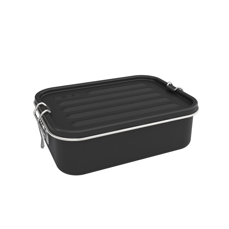 Sigg Gemstone Lunch Box Obsidian Stainless Steel No Plastic Dishwasher Safe LeakProof Reusable Food Containers Black Lunch To Go 27 Oz - Image 2