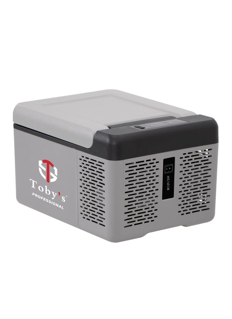 Toby's - Toby's TR-9 Portable Mini Freezer,12 Volt Refrigerator, 10 Quart (9 Liter) Fast Cooling 12V Car Fridge -4℉~68℉, Car Cooler, 12/24V DC for Outdoor, Camping, RV, Truck, Boat - Image 1