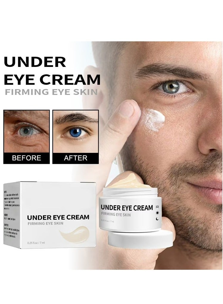 EELHOE Mens Eye Cream, Eye Cream for Dark Circles and Puffiness, Anti-aging Caffeine Eye Cream for Men, Brightens, Reduces Puffiness, Dark Circles, and Fine Lines, Eye Treatment for Men - Image 1