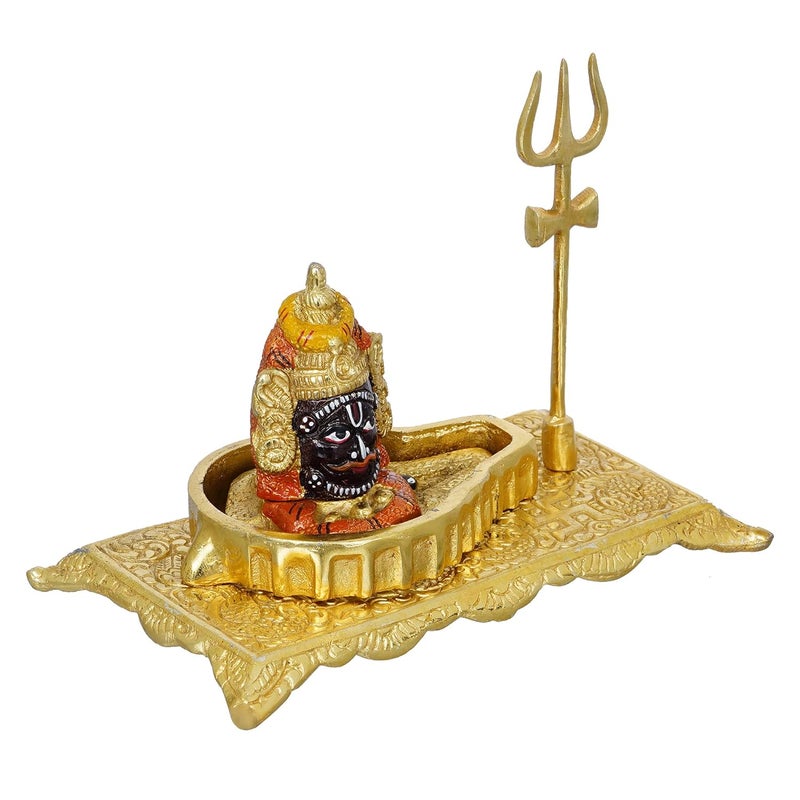 Webelkart Premium Shivling for Home Puja Metal ShivlingaPooja Beautiful Mahakal Murti Mahakaleshwar Shivling Idol Mahakal Shivling Idol Shivling Murti - Image 2