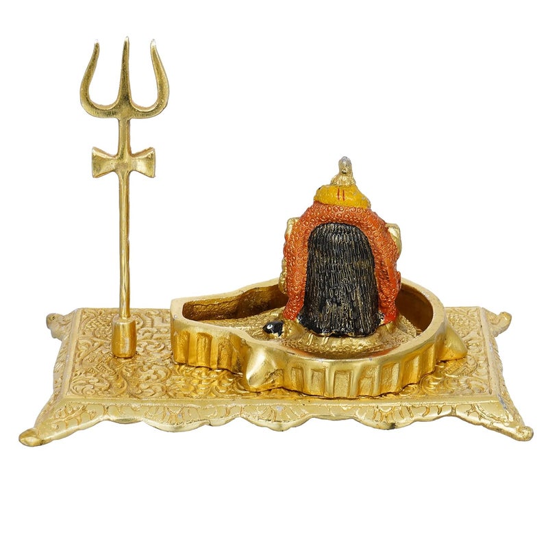 Webelkart Premium Shivling for Home Puja Metal ShivlingaPooja Beautiful Mahakal Murti Mahakaleshwar Shivling Idol Mahakal Shivling Idol Shivling Murti - Image 3