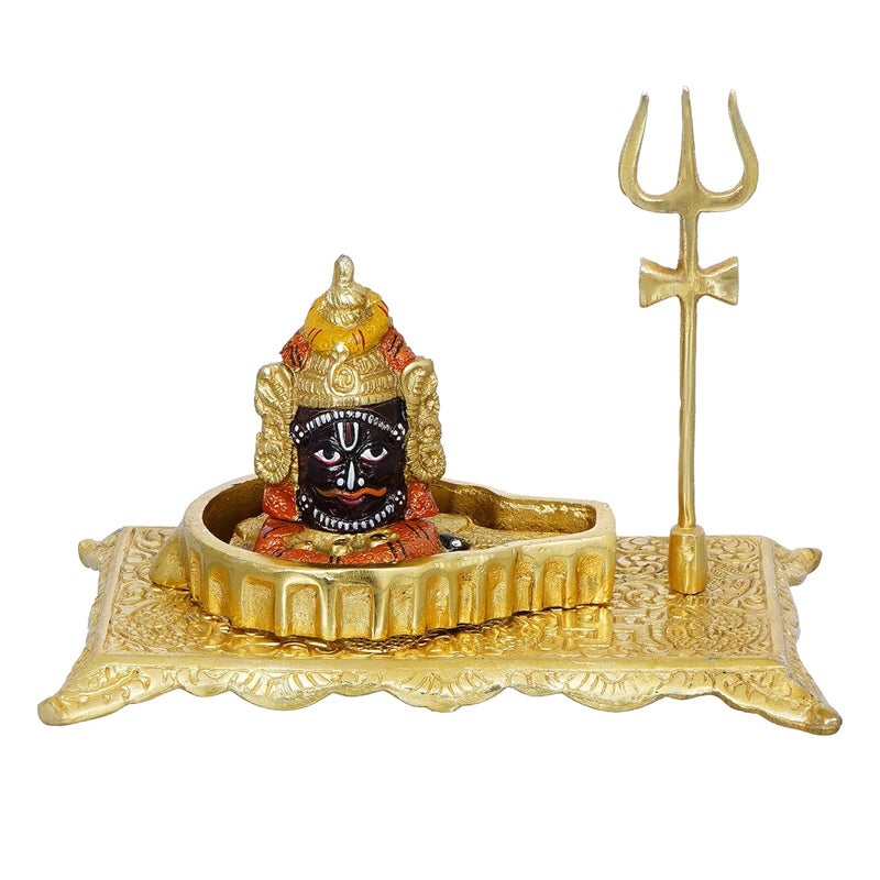 Webelkart Premium Shivling for Home Puja Metal ShivlingaPooja Beautiful Mahakal Murti Mahakaleshwar Shivling Idol Mahakal Shivling Idol Shivling Murti - Image 5