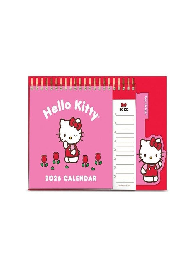 Studio Oh! Hello Kitty x Studio Oh! 2026 Standing Desk Easel Calendar with Pen Holder - Image 3