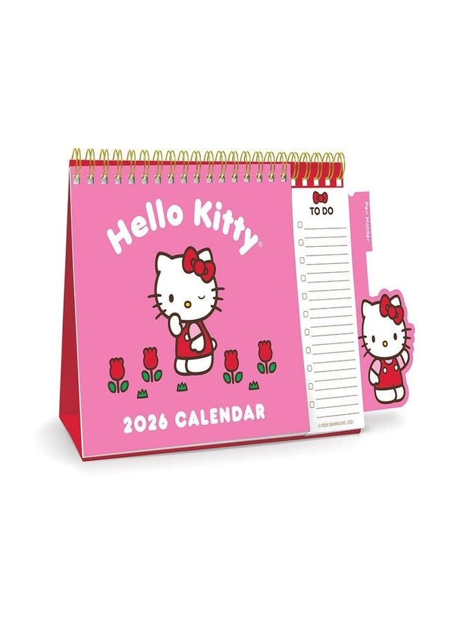 Studio Oh! Hello Kitty x Studio Oh! 2026 Standing Desk Easel Calendar with Pen Holder - Image 1