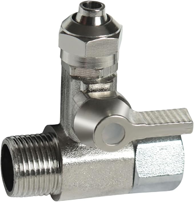 محول توصيل المياه المضاد للتسرب قطعة T اللون B 3 8 بوصة × 1 4 بوصة منفذ - Image 1