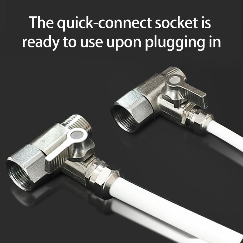 محول توصيل المياه المضاد للتسرب قطعة T اللون B 3 8 بوصة × 1 4 بوصة منفذ - Image 3