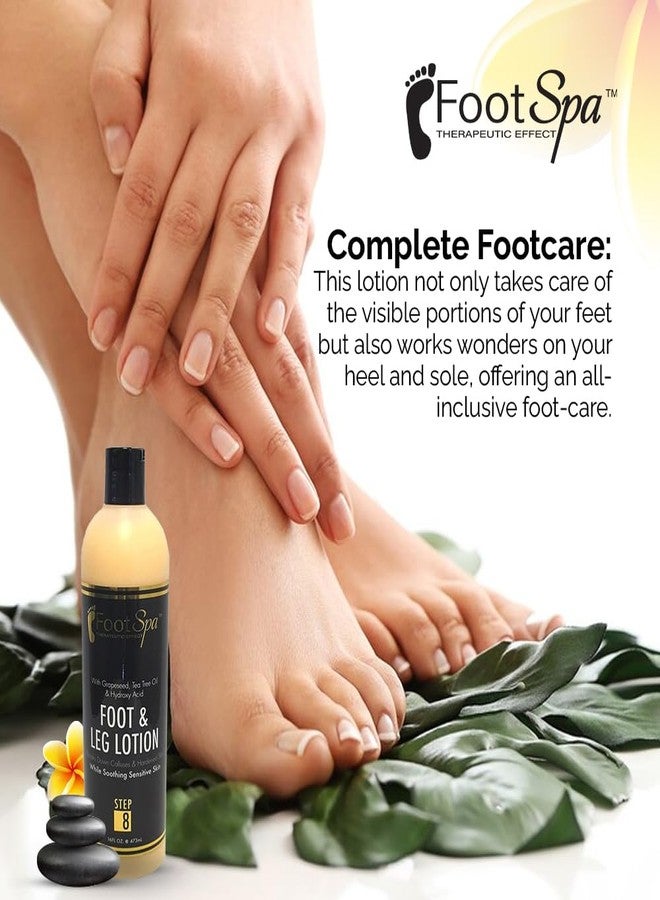footspa Foot SPA - Healing Therapy Massage Lotion, 16 Oz - with Peppermint and Eucalyptus - Professional Pedicure, Body and Hot Oil Manicure, Infused with Natural Oils and Vitamins - Image 5