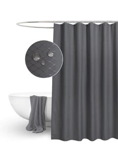 Premium Shower Curtain Waterproof Thickened Polyester Fabric Durable Mildew Stain Resistant Stylish Curtain (Dark Grey, 180 x 180 cm) - pzsku/ZDAAD2FE8A0F2EA278D8CZ/45/_/1740661571/72dcfcaa-28ea-4aa9-a1ba-872a92ae6448