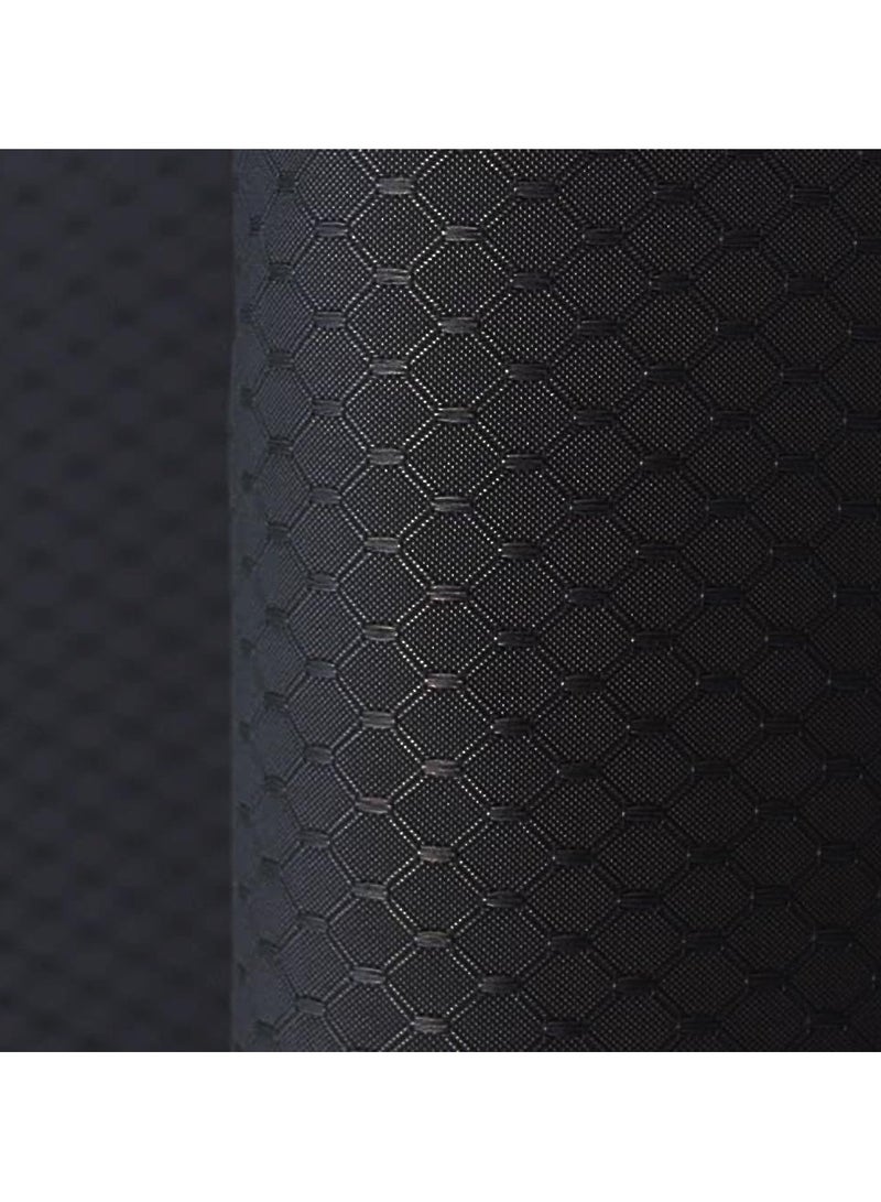 Rubik ستارة دش مميزة مقاومة للماء من قماش بوليستر سميك متينة مقاومة للعفن والبقع ستارة أنيقة (رمادي داكن، 180 × 180 سم) - Image 4