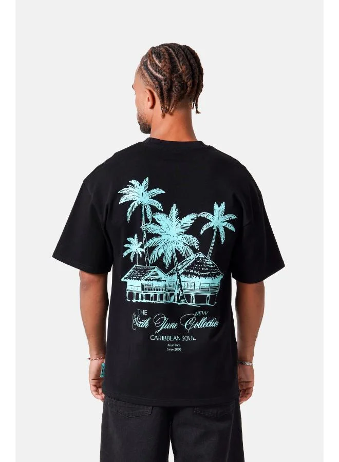 Sixth June Caribbean Hut Relaxed Tshirt