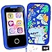 WEOLULI Kids Phone Birthday Gifts Toy for 3 4 5 6 7 8 9 10 Year Old Girls BoyToddler Kid Smart Phone with Dinosaur Silicone Cover Educational GamesMusic PlayerToys for Girls Boys Age 38Blue - Image 2