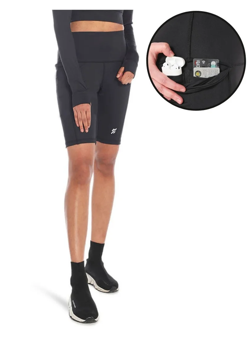 Women's Biker Shorts Smart Pocket - Card  & Airpod slot