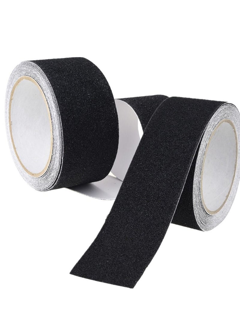 2-Piece Anti Slip Tape for Indoor Outdoor Stair Treads, 5M Long 5CM Wide Each Roll Easy Install - Image 1
