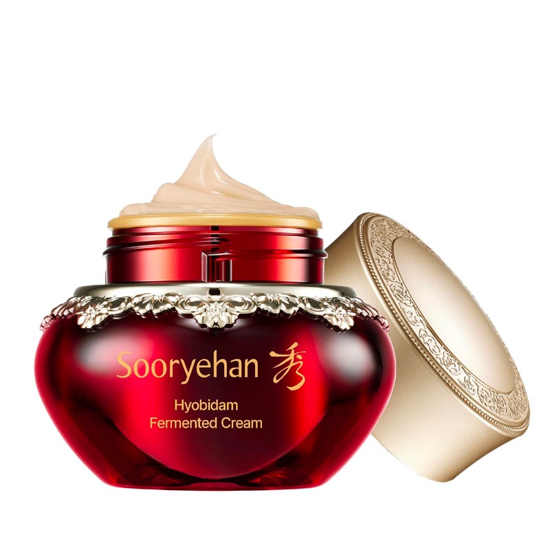 Sooryehan Hyobidam Fermented Cream (1.7fl oz) - Korean Facial Care. Face Moisturizer for Women. Wrinkle Cream for Women, Night Cream for Face with Wild Ginseng - Image 1
