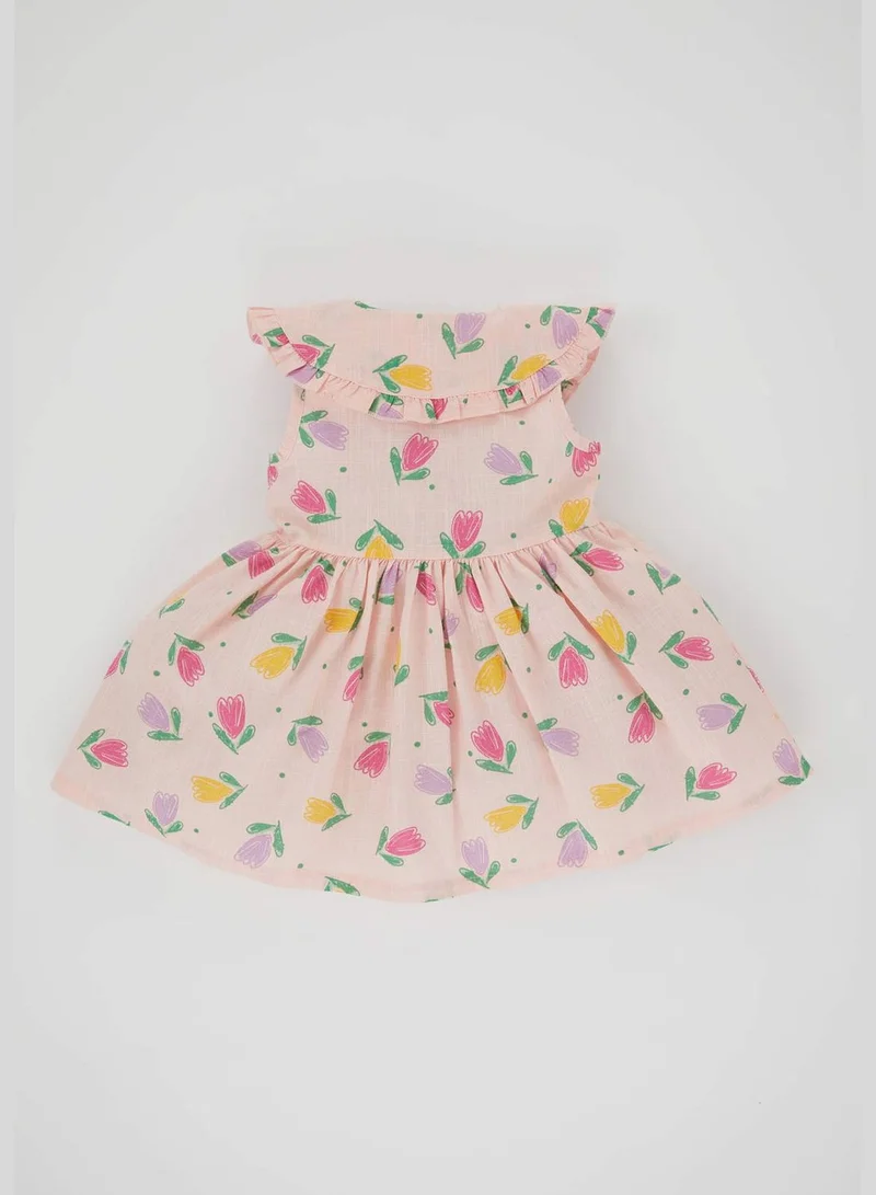 DeFacto BabyGirl Big Neck Sleeveless Woven Dress
