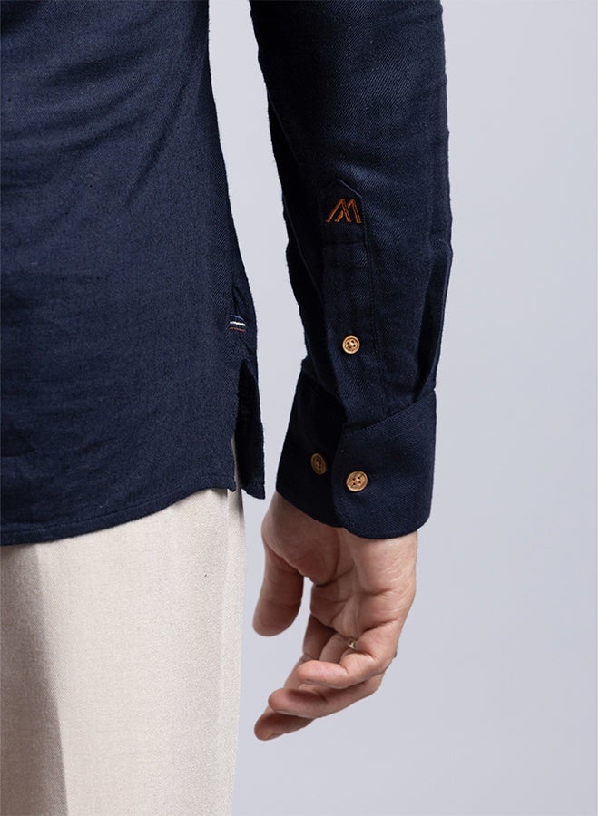 Mannerism The Deep Ocean Linen Shirt with Rich Depth - Image 5