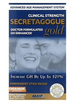 MHP Secretagogue-Gold Orange 30 Stick Packs 0.53 oz (14.9 g) Each 