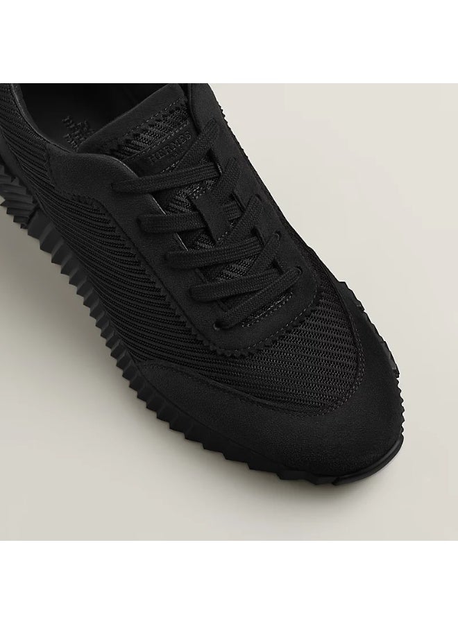 Hermes H24 Mens All Black Bouncing Sneakers - Image 4