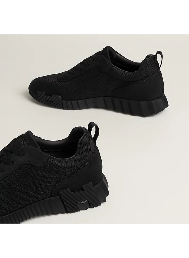 Hermes H24 Mens All Black Bouncing Sneakers - Image 3