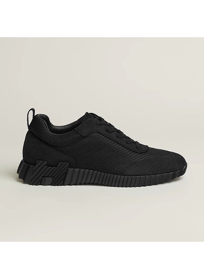 Hermes H24 Mens All Black Bouncing Sneakers - Image 5