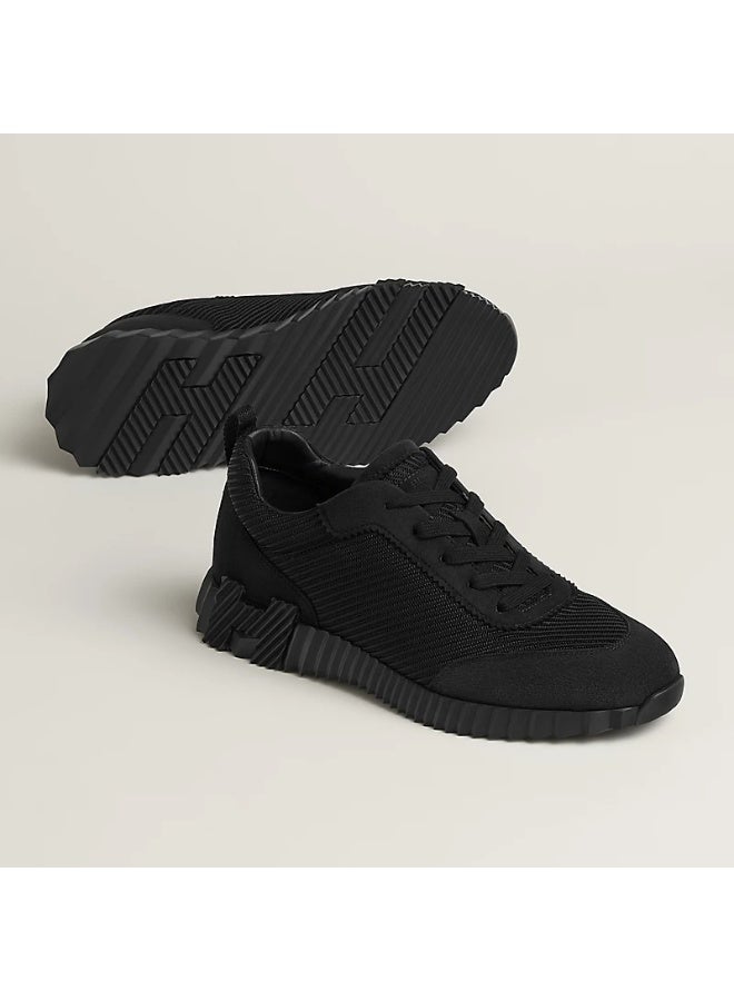 Hermes H24 Mens All Black Bouncing Sneakers - Image 1