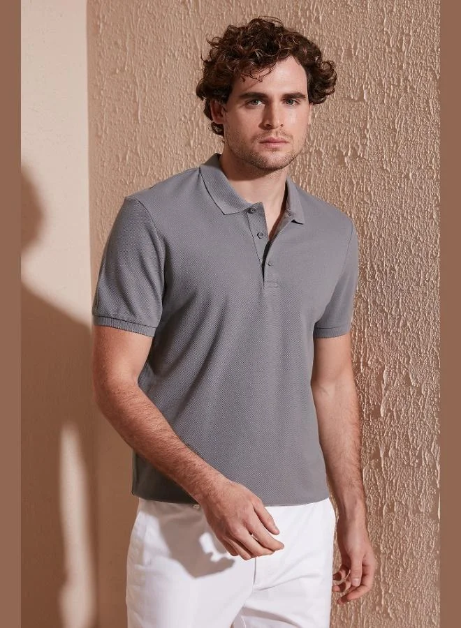 Buratti Cotton Regular Fit Button-Down Polo Collar 3-Pack T-Shirt Men's T-SHIRT 5902127S3