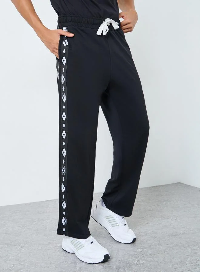 Boho Tape Oversized Terry Jogger