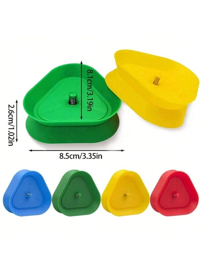 ShebSheb Playing Card Games Holder - 4Pack Little Hands Cards Tray for Kids, Seniors,Hands Free Cards Holders for Cards Game, Poker Parties, Family Card Game Nights - Image 2