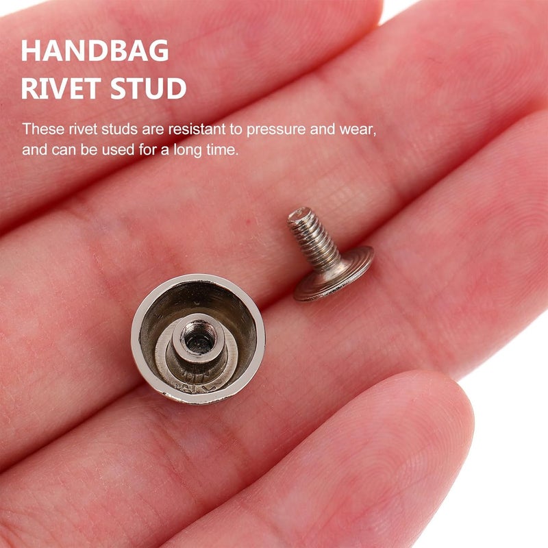 MOBUTOFU Metal Double Rivets Studs with Corrosion Resistance and Easy to Use Features Zinc Alloy Material 20 Sets for Bags and Belts for DIY Leather Craft Projects and Handbag Repairs - Image 5