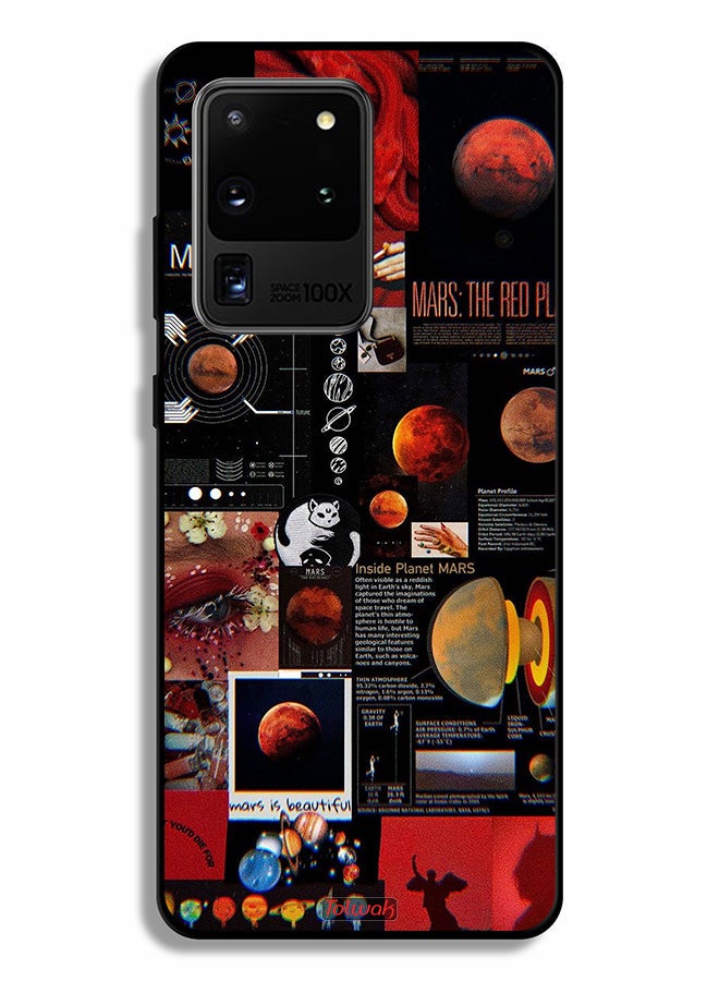 Tolwak Samsung Galaxy S20 Ultra Protective Case Cover Mars Art - Image 2