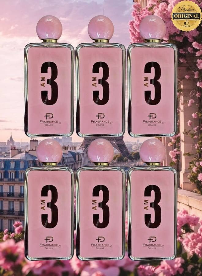 FD 6 Pieces 3Am Fd Deluxe Perfume 100ML - Image 1