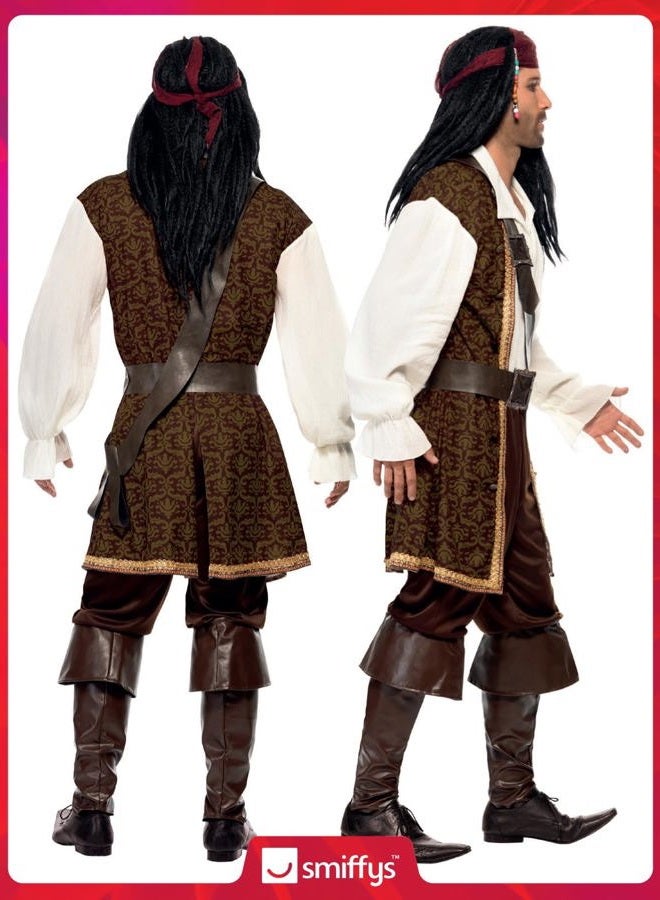 Smiffys High Seas Pirate Costume, Multi-Colour, Medium, 26224M - Image 4