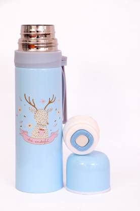 Generic 500ML Stainless Steel Water Bottle for Kids Hot and Cold Beverages for Upto 6 Hours BPA Free and Leakproof Thermosteel Double Walled Insulated Vacuum Thermos Flask  - Image 3