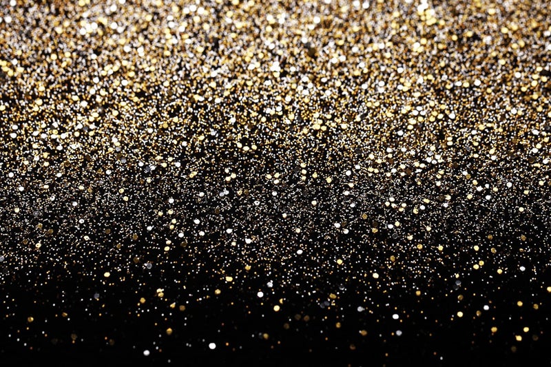 SJOLOON Black and Gold Backdrop Gold Spots Backdrop Vinyl Photography Backdrop Vintage Background for Family Birthday Party Newborn Studio Props 1154715x10FT