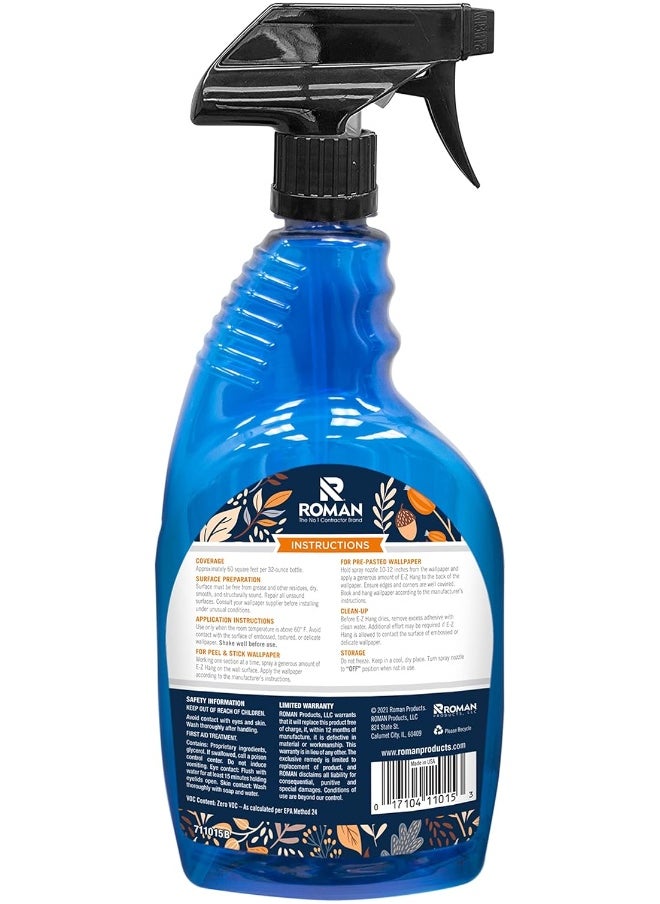 Roman Roman Products 011015 E-Z Hang Peel & Stick Wallpaper Helper + Pre-Pasted Activator  - Image 3