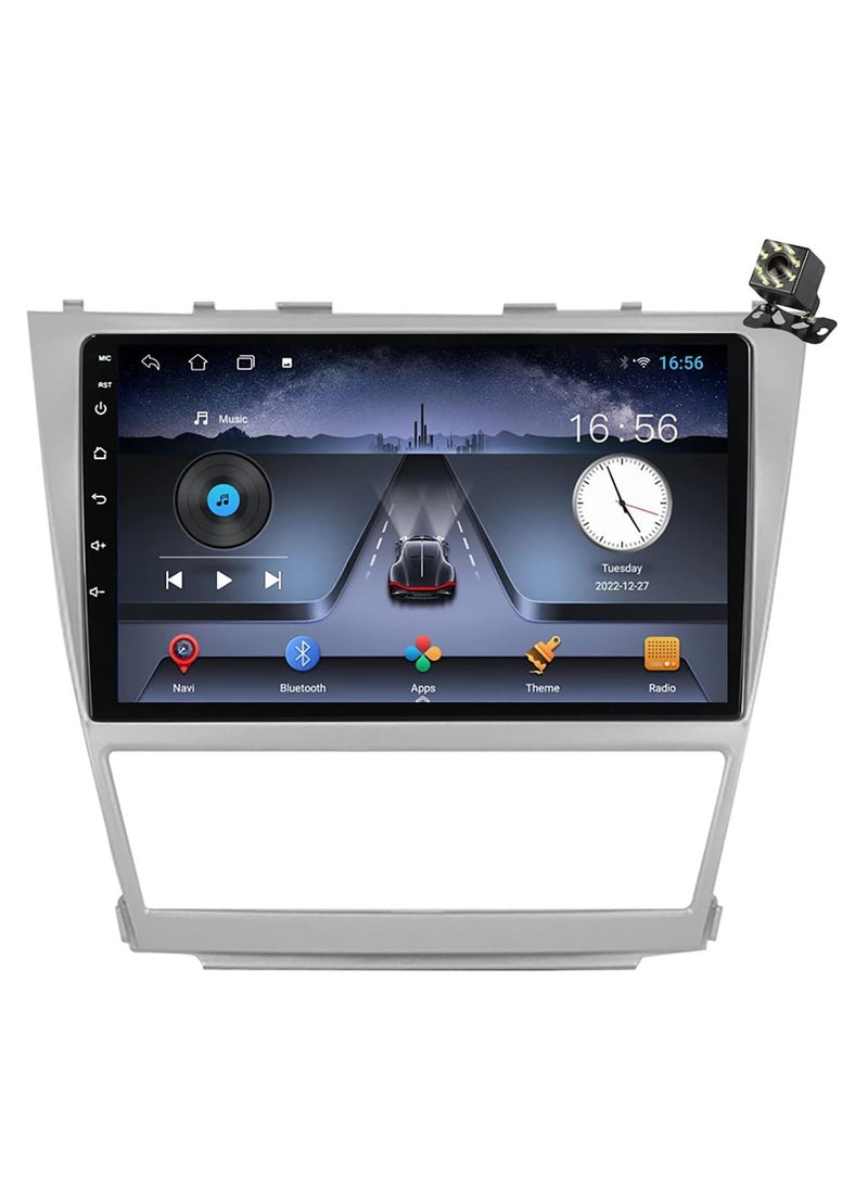 4-64 Toyota Camry 2007-2011 Car Stereo Radio Android 11 9" Touch Screen with Carplay Android Auto Bluetooth Navigation Media Player GPS WiFi 4G FM SWC+Backup Camera - Image 1