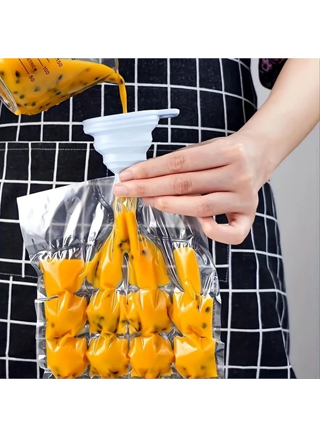 20pcs Disposable Ice Bags Self Sealing Plastic Mold Reusable Freezer Easy Fill Compact Storage - Image 4