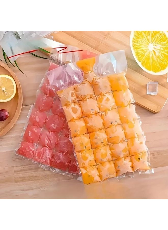 20pcs Disposable Ice Bags Self Sealing Plastic Mold Reusable Freezer Easy Fill Compact Storage - Image 1