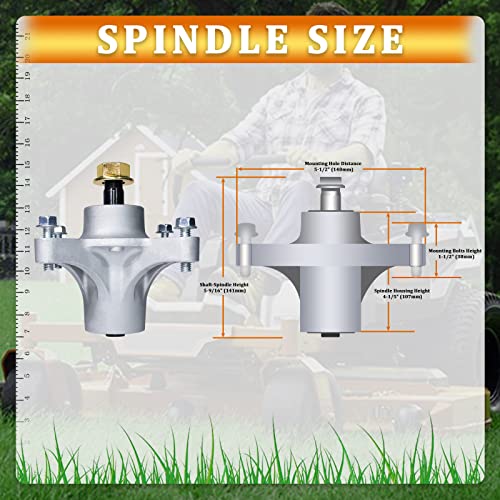 KOOTANS Lawn Mower Spindle Replace for Toro Exmark Oz-line, Toro SS4235 SS5000 SS4200 and Timecutter 5060, Part Numbers 117-7267, 117-7439, Replacement Mower Deck 34" 42" 50" 60" Spindle Assembly - Image 2
