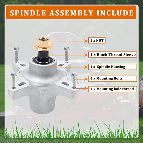 KOOTANS Lawn Mower Spindle Replace for Toro Exmark Oz-line, Toro SS4235 SS5000 SS4200 and Timecutter 5060, Part Numbers 117-7267, 117-7439, Replacement Mower Deck 34" 42" 50" 60" Spindle Assembly - Image 3