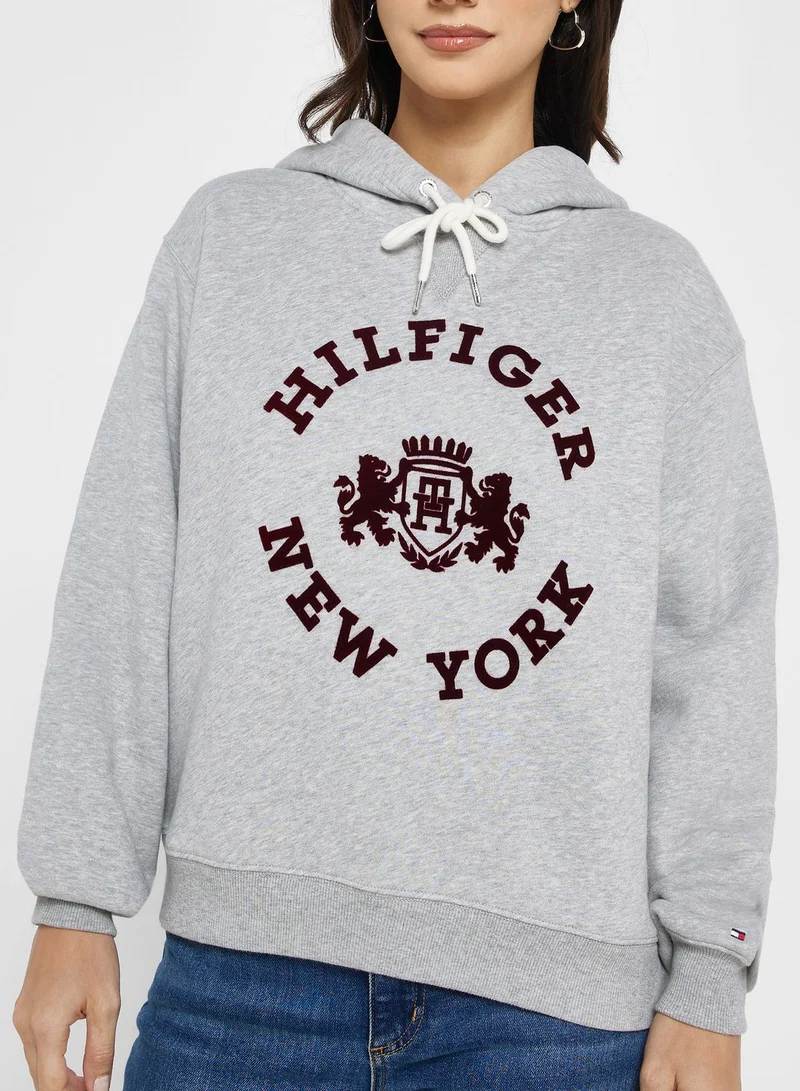 TOMMY HILFIGER Logo Knitted Hoodie